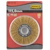 Šveitimo šepetys lėkštės tipo, kampiniam šlifuokliui, susuktos vielos (plienas) M14 Modeco Expert | d-150 mm