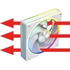 MODECOM VOLCANO LOOP 120 ARGB FAN Baltas