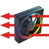 MODECOM VOLCANO LOOP 120 ARGB FAN Juodas