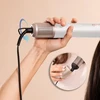 8 viename Cecotec Bamba CeramicCare AirGlam šampano spalvos plaukų suktukas ir džiovintuvas