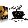ModernClock Virtuvės sieninis laikrodis -FILIZANKA SATIN CUP Baltas