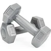 Fitneso hantelių rinkinys ModernHOME, pilkas, 2 x 0,5kg