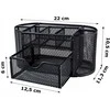 Modernhome M14A METALINIS STALO ORGANIZATORIUS SU 9 SKYRIAIS