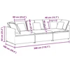 Modulinė sofa su pagalvėlėmis, aksominė, tamsiai žalia