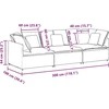 Modulinė sofa su pagalvėlėmis, audinys, šviesiai pilka