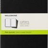 Užrašų knygutė Moleskine Cahier 13x21cm, baltais lapais, minkštu viršeliu, juodos spalvos