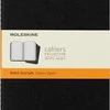 Užrašų knygutė Moleskine Cahier 13x21cm, linijomis, minkštu viršeliu, juodos spalvos, 3 vnt