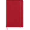 Kalender-märkmik Moleskine 2027 13x21cm, päev, kõvad kaaned, punane