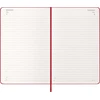 Kalender-märkmik Moleskine 2027 13x21cm, päev, kõvad kaaned, punane
