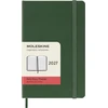 Moleskine dienoraštis 2027, 12M, P, 9x14 cm, kietas viršelis, myrtle žalias (MS-9279981)