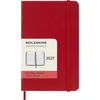 Moleskine Dieninis kalendorius 2027, 12M, P, 9x14cm, kietas viršelis, scarlet red (MS-9279431)