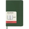 Moleskine Kasdienis kalendorius 2027, 12M, P, 9x14cm, minkšti viršeliai, myrtle žalias (MS-9278687)