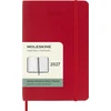 Moleskine savaitinis kalendorius 2027, 12M, P, 9x14cm, minkšti viršeliai, scarlet red (MS-9279622)