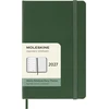 Moleskine savaitinis kalendorius 2027, 12M, P, 9x14 cm, kieti viršeliai, myrtle žalias (MS-9279967)