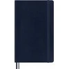 Moleskine MOLESKINE Classic L (13x21 cm) sklandžiai, minkštas nustatymas, safyro mėlyna, 400 puslapių, mėlyna