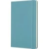 Moleskine MOLESKINE Classic L (13x21 cm), sklandžiai, hardcover, rifas mėlyna, 240 puslapių, mėlyna
