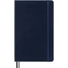 Moleskine MOLESKINE Classic L (13x21 cm) sklandžiai, kietai padengti, safyro mėlyna, 400 puslapių, mėlyna