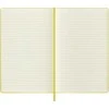 Moleskine MOLESKINE Classic L sąsiuvinis (13x21cm), su pamušalu, kietu viršeliu, šieno geltona, 240 puslapių, geltona