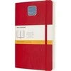 Moleskine MOLESKINE Classic L sąsiuvinis (13x21 cm), pamušalas, minkštu viršeliu, raudona raudona, 400 puslapių, raudona