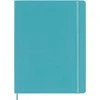 Moleskine MOLESKINE Classic XL (19x25 cm) linija, hardcover, rifas mėlyna, 192 puslapių, mėlyna