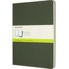 Moleskine Moleskine Labai didelis paprastas užrašų sąsiuvinis mirtų žalios spalvos (3 vnt. rinkinys)