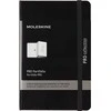 Vizitinių kortelių dėklas Moleskine Pro Portfolio, juodos spalvos