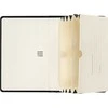 Vizitinių kortelių dėklas Moleskine Pro Portfolio, juodos spalvos