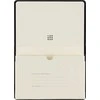 Vizitinių kortelių dėklas Moleskine Pro Portfolio, juodos spalvos