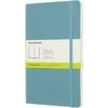 Užrašų knygelė Moleskine Classic, 13x21 cm, balti lapai, minkštais viršeliais, šviesiai mėlynos spalvos
