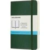 Moleskine 13x21 pastabos linijos mirta žalia