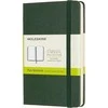 Moleskine Pastabos Classic 9x14 tt. taškai myrtle žalia