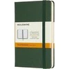 Moleskine Pastabos Classic 9x14 Tw. linijos - mirta žalia