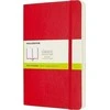 Moleskine Pastabos Classic L 13x21cm sklandžiai raudona