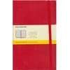 Užrašų knygutė Moleskine Classic 13x21cm, langeliais, kietu viršeliu, raudonos spalvos