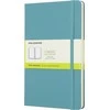 Moleskine MOLESKINE Classic L (13x21 cm), sklandžiai, hardcover, rifas mėlyna, 240 puslapių, mėlyna
