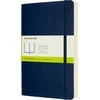 Moleskine MOLESKINE Classic L (13x21 cm) sklandžiai, minkštas nustatymas, safyro mėlyna, 400 puslapių, mėlyna