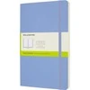 Moleskine MOLESKINE Classic L (13x21 cm) sklandžiai, minkštas nustatymas, hidrangea mėlyna, 240 puslapių, mėlyna