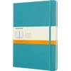 Moleskine MOLESKINE Classic XL (19x25 cm) linija, hardcover, rifas mėlyna, 192 puslapių, mėlyna