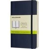 *Užrašų knygutė Moleskine Classic 9x14cm, baltais lapais, minkštu viršeliu, mėlynos spalvos