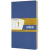 Moleskine 2 sąsiuvinių rinkinys MOLESKINE Volant, L, 13x21cm, lygus, 96 puslapiai, mėlyna/gintarinė geltona