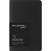 Moleskine 2 sąsiuvinių rinkinys MOLESKINE Smart Cahier, P, 9x14 cm, linijuoti, juodi