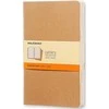 *Užrašų knygutė Moleskine Cahier 13x21cm, linijomis, minkštu viršeliu, rudos spalvos