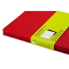 Moleskine 3 sąsiuvinių rinkinys MOLESKINE Cahier Journals, L, 13x21cm, lygus, 80 psl., spanguolių raudonumo