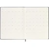 Moleskine Savaitinis kalendorius 2027, 12M, XL, 19x25cm, kieti viršeliai, safyro mėlyna (MS-9279639)