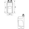 Momentinis vandens šildytuvas Dafi POZ03582 9.0 kW 400V IPX4, Baltas
