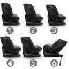Automobilinė kėdutė MoMi Automobilinė kėdutė GOCAR od 40 do 135 cm Juodas Pilkas 5906601700699