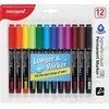 Monami „Sigmaflo F 128“ permanentinių žymeklių rinkinys, 12 spalvų