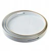 Mondex BLANCHE Baltas Komplet 3 Tac Dekoracyjnych apvalus 38x38x4cm/35x35x4cm/33x33x3,5cm