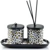 Mondex Scent difuzorius+žvakė 23x9xH9cm PANTERA