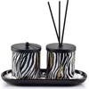 Mondex Scent difuzorius+žvakė 23x9xH9cm ZEBRA